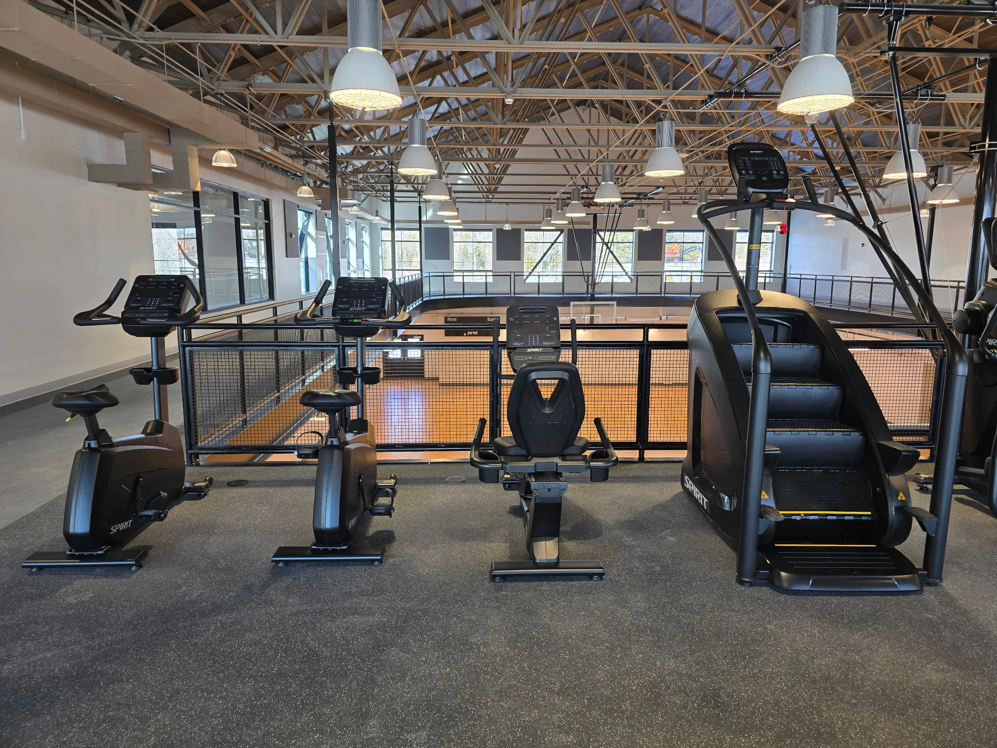 Fitness equipment installed in a Greater Portland home gym, delivered and set up by Workout Fitness Store in Westbrook, Maine